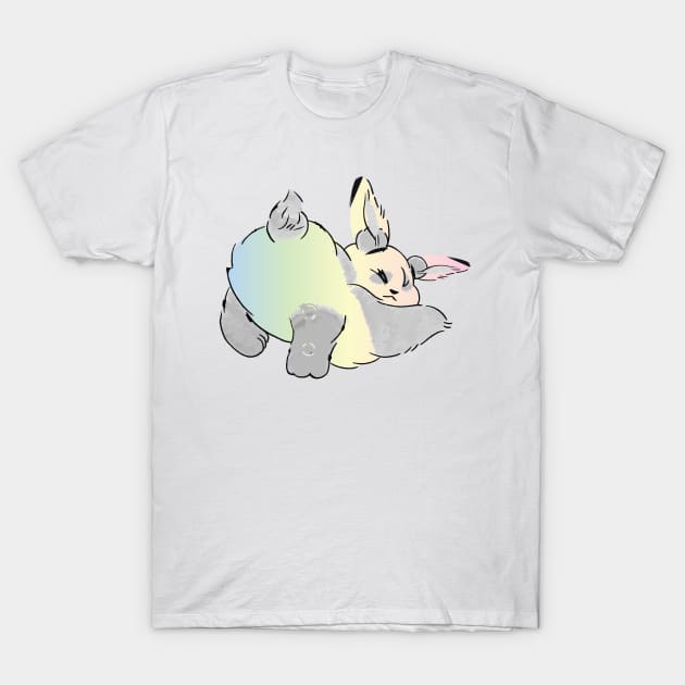 cute bunny tail T-Shirt by lazykitty